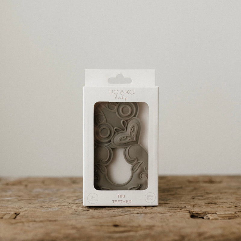 BO&KO Tiki Teether Olive