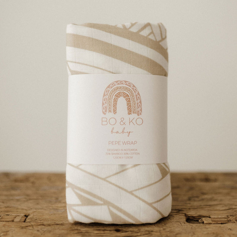 BO&KO Polynesian Pepe Wrap Beige