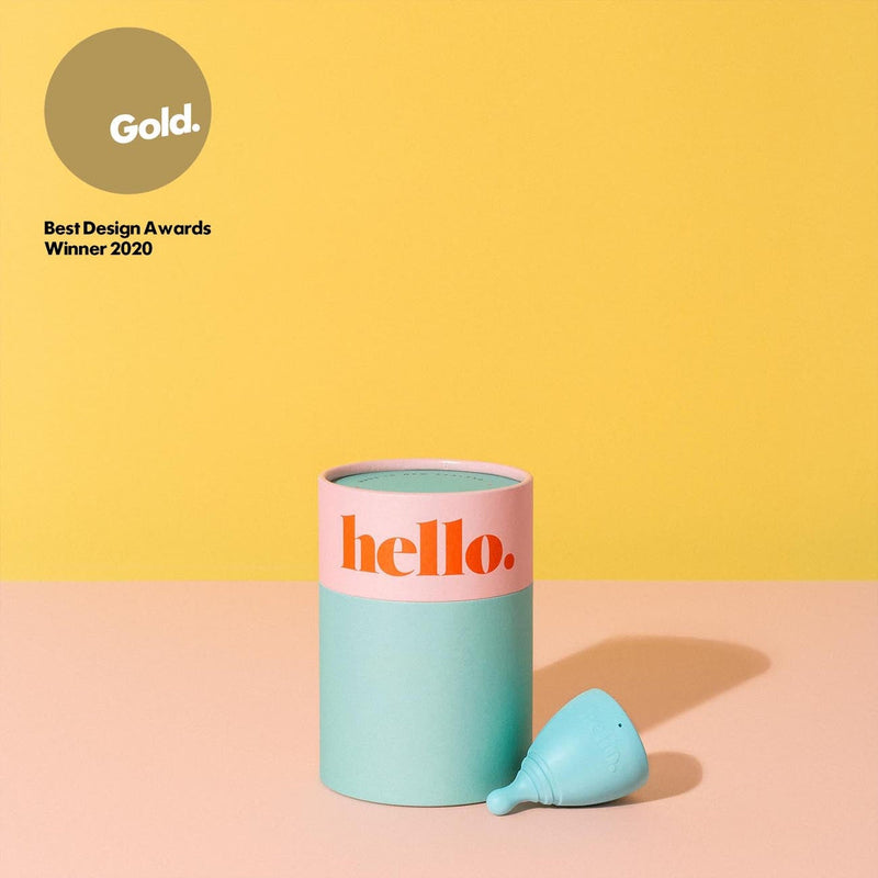 Hello Average Cervix Cup Med Blue