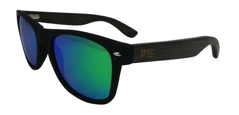Moana 449 Sunnies - Plastic Blk W Red Refl Lens
