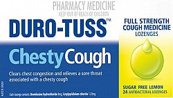 Duro-Tuss Chesty Cough Loz Lemon 24s