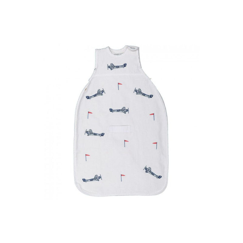 Go Go Bag Merino Baby Std Aero Linen 0-2Yr