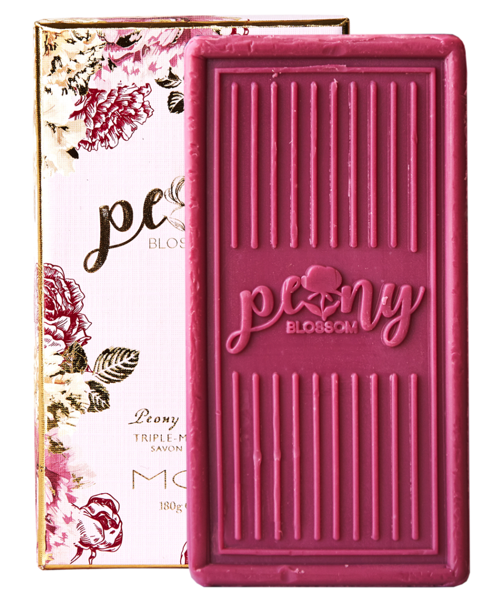 MOR Peony Blossom Triple Mill Soap 180g