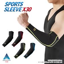 Phiten Sport Sleeve X30 Armx2 Bl/B Med