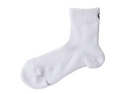Phiten Sock Semi Long 25-27cm White x2