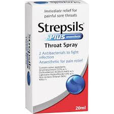 STREPSILS Plus Throat Spray 20ml