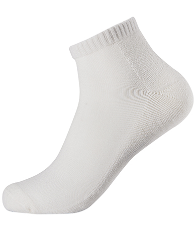 Boody Men's Sock Sport Ankle White 6-11
