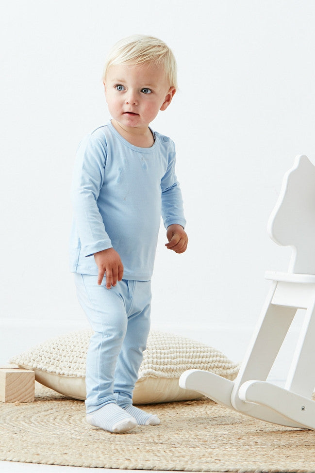 Boody Baby Pull On Pant Chalk 6-12mth