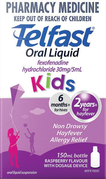 TELFAST Oral Liquid (30mg/5mL) 150ml – Gilmours Havelock North Pharmacy Ltd