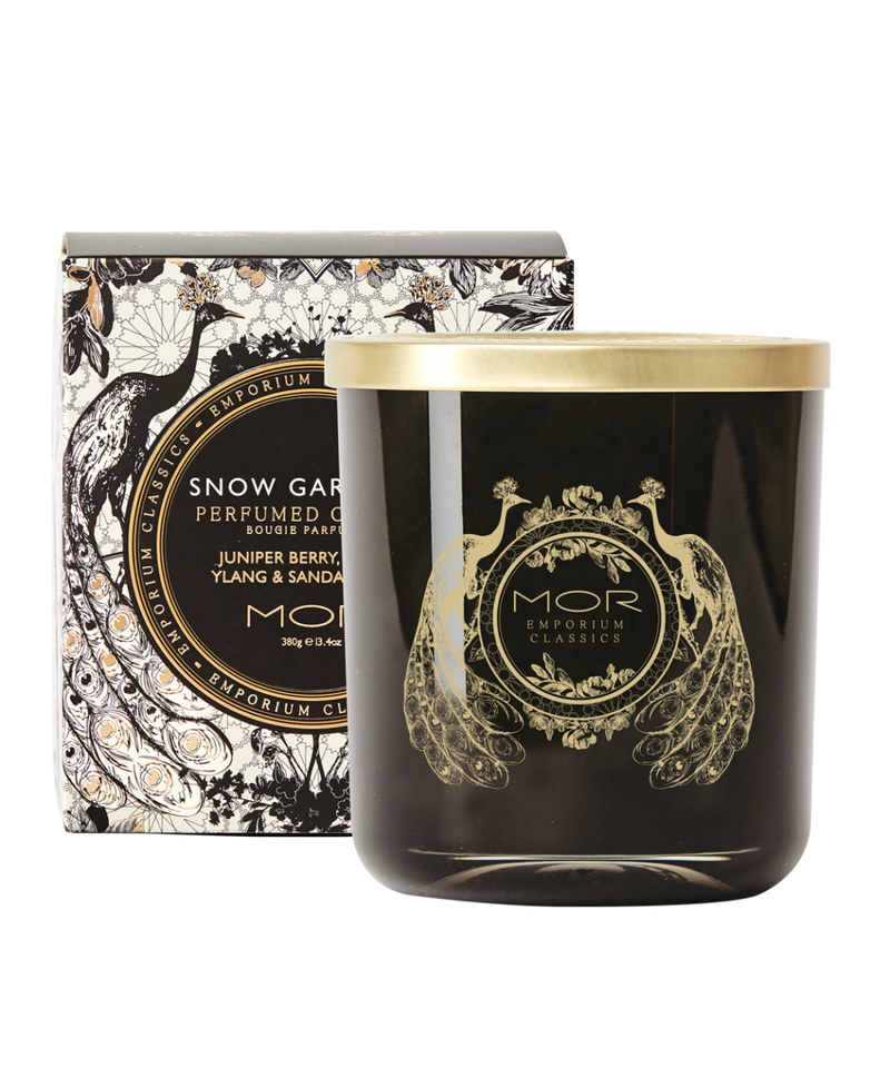 MOR Emporium Collection Fragranced Candle Snow Gardenia 390g