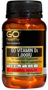 GO Vitamin D3 1000IU 90vcaps