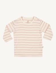 Boody Baby L/S Top Rose Stripe 12-18mth
