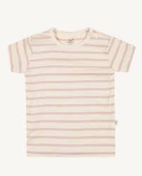 Boody Baby T-Shirt Rose Stripe 3-6mth